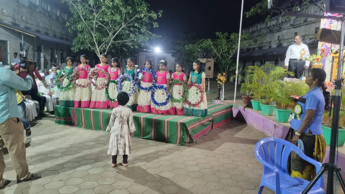 School auditorium and cultural programme