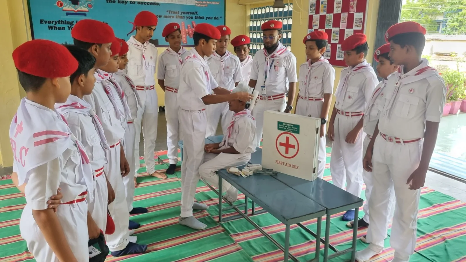 Students in organized campus activity