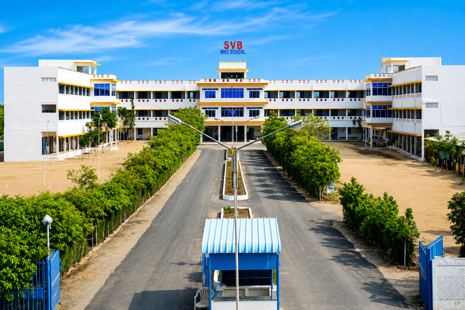 Shri Vidhyabharathi CBSE School front view