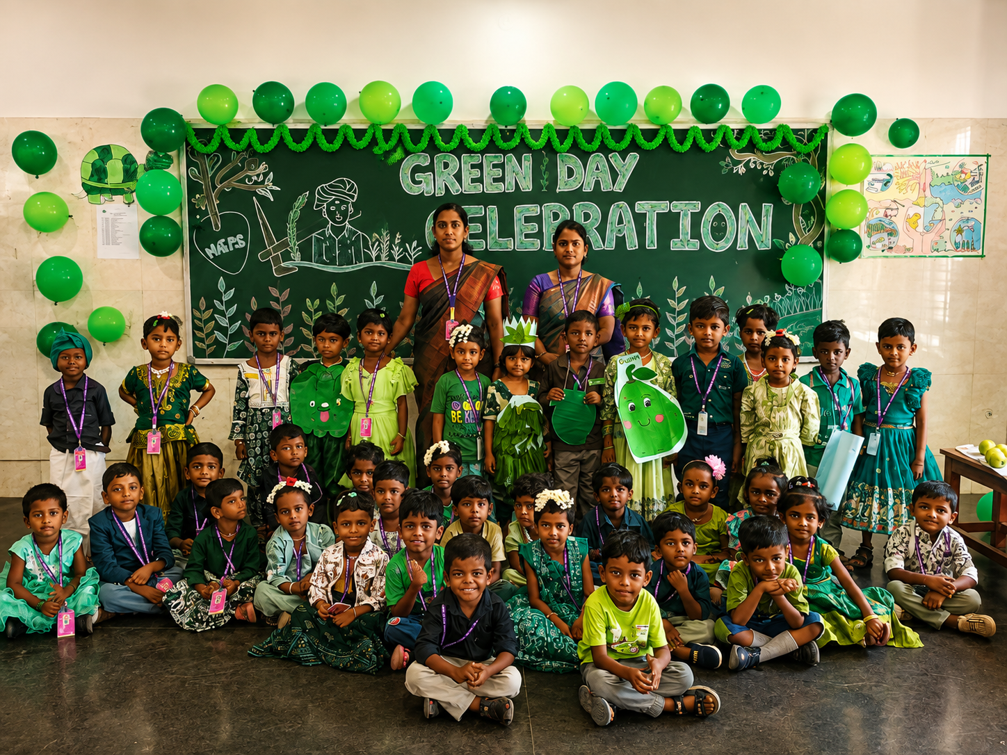 Students celebrating school life